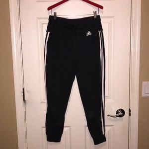 Adidas Black Logo Joggers